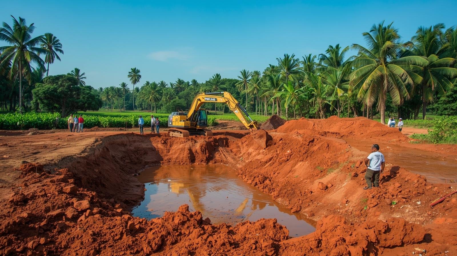 Team of 50+ skilled workers on site