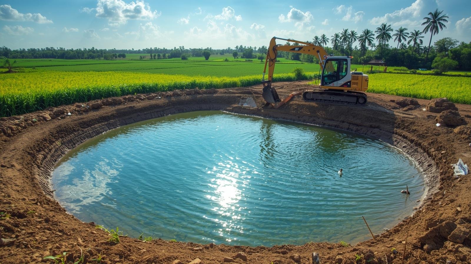 Open well after cleaning and deepening – high yield