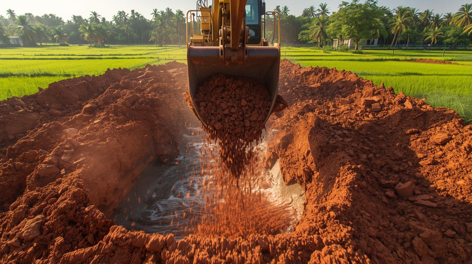 Open well in Vellore with full water capacity